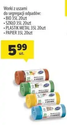 Carrefour Worki na śmieci do segregacji odpadów 35 l szkło stella oferta