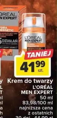 Krem do twarzy nawilżający l'oreal men expert hydra energetic