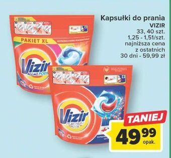 Carrefour Kapsułki do prania vizir platinum pods oferta