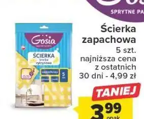 Carrefour Ścierka kratka cytrynowa gosia oferta