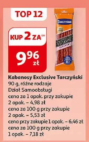 Kabanosy bekonowe