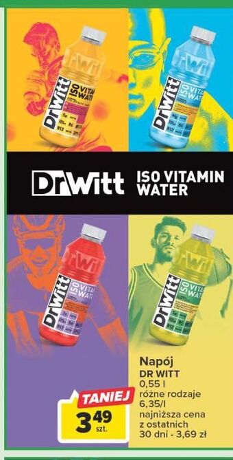 Carrefour Napój o smaku arbuza i jagody dr witt vitamin water oferta