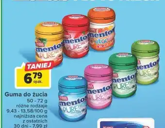 Carrefour Guma do żucia tutti frutti mentos pure fresh oferta