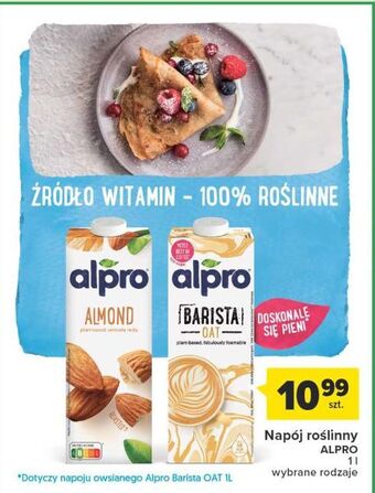 Carrefour Napój owsiany barista alpro oferta