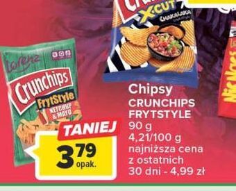 Carrefour Chipsy ketchup & mayo crunchips frytstyle oferta