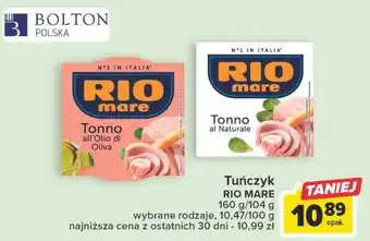 Carrefour Tuńczyk kawałki w oliwie z oliwek rio mare oferta