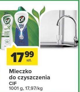 Carrefour Mleczko do czyszczenia z wybielaczem ocean cif max power 3 action oferta