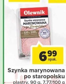 Carrefour Szynka wieprzowa marynowana po staropolsku olewnik oferta