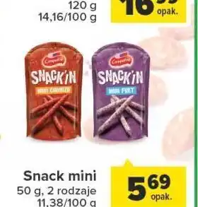 Carrefour Fuet mini campofrio oferta