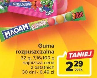 Carrefour Guma rozpuszczalna pinballs haribo maoam oferta