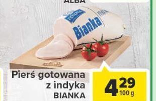 Carrefour Pierś z indyka gotowana bianka indykpol oferta