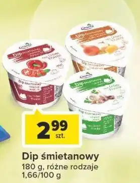 Carrefour Dip śmietankowy z karmelizowaną cebulką i cheddarem mlekpol oferta