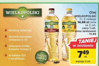 Carrefour Olej wielkopolski słonecznikowy oferta