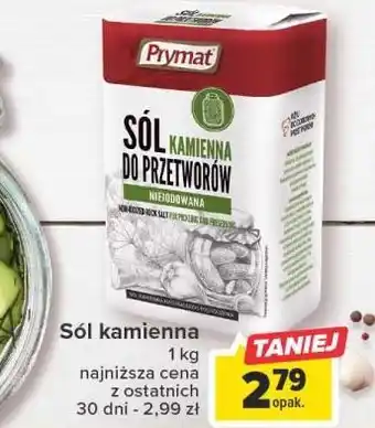 Carrefour Sól kamienna do przetworów prymat oferta