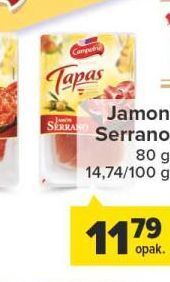 Carrefour Szynka jamon serrano campofrio oferta