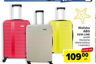 Carrefour Walizka abs semi line oferta