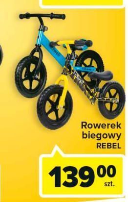 Carrefour Rowerek biegowy rebel oferta