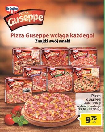 Carrefour Pizza szynka i chorizo farmerska dr. oetker guseppe oferta