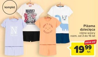 Carrefour Piżama dziecięca oferta