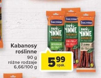 Carrefour Kabanosy oryginalne tarczyński roślinne oferta