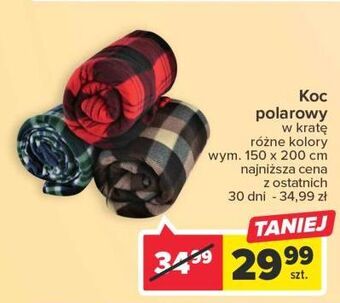 Carrefour Koc polar 150 x 200 cm oferta
