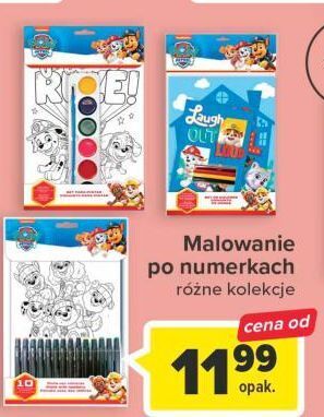 Carrefour Malowanie po numerkach psi patrol oferta