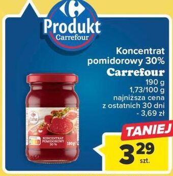Carrefour Koncentrat pomidorowy carrefour oferta