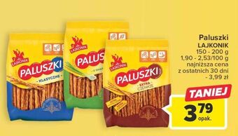 Carrefour Paluszki extra cienkie lajkonik oferta
