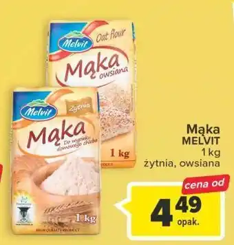 Carrefour Mąka żytnia razowa melvit oferta