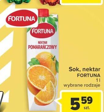 Carrefour Sok 100% pomarańczowy fortuna oferta