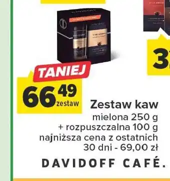 Carrefour Market Kawa mielona 250 g + kawa rozpuszczalna 100 g oferta