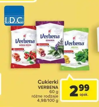 Carrefour Cukierki dzika róża verbena oferta