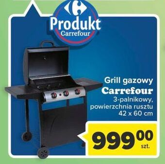 Carrefour Grill gazowy 3-palnikowy carrefour oferta