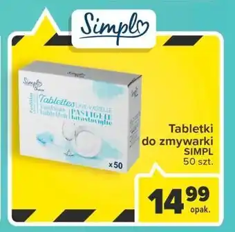 Carrefour Tabletki do zmywarki simpl oferta