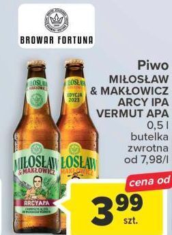 Carrefour Piwo miłosław & makłowicz arcyipa oferta