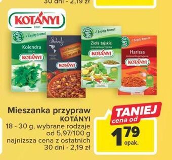 Carrefour Przyprawa do chili con carne kotanyi oferta