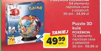Carrefour Puzzle 3d 72 el. pokemon oferta