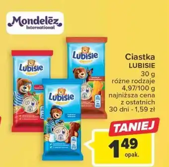 Carrefour Ciastko czekoladowe lu petitki lubisie oferta