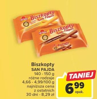 Carrefour Biszkopty lady fingers san pajda oferta