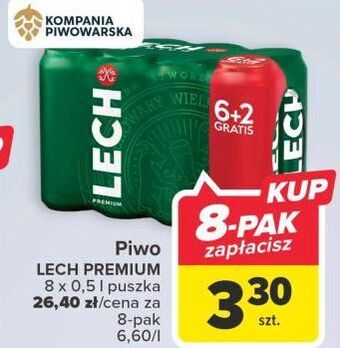 Carrefour Piwo lech premium oferta