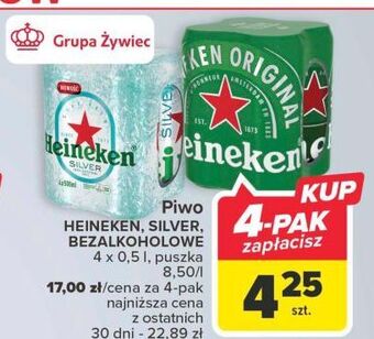 Carrefour Piwo heineken 0.0% oferta