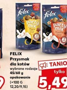 Kaufland Karma dla kotów original mix purina felix party mix oferta