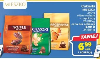 Carrefour Cukierki orzechowe mieszko michaszki oferta