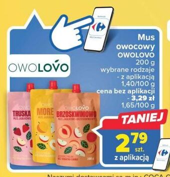 Carrefour Mus truskawkowo owolovo oferta