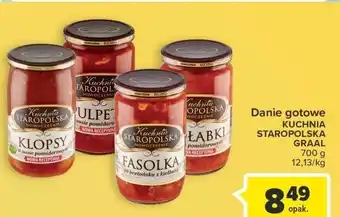 Carrefour Gołąbki w sosie pomidorowym kuchnia staropolska oferta