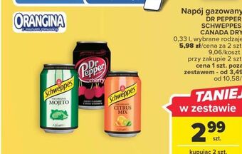 Carrefour Napój mojito schweppes oferta