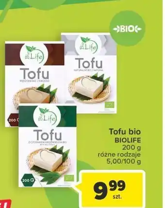 Carrefour Tofu wędzone bio bio life oferta
