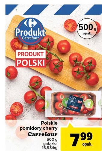 Carrefour Pomidory cherry gałązka carrefour targ świeżości oferta