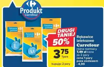 Carrefour Rękawice lateksowe s carrefour oferta