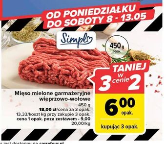 Carrefour Mięso garmażeryjne wieprzowo-wołowe simpl oferta
